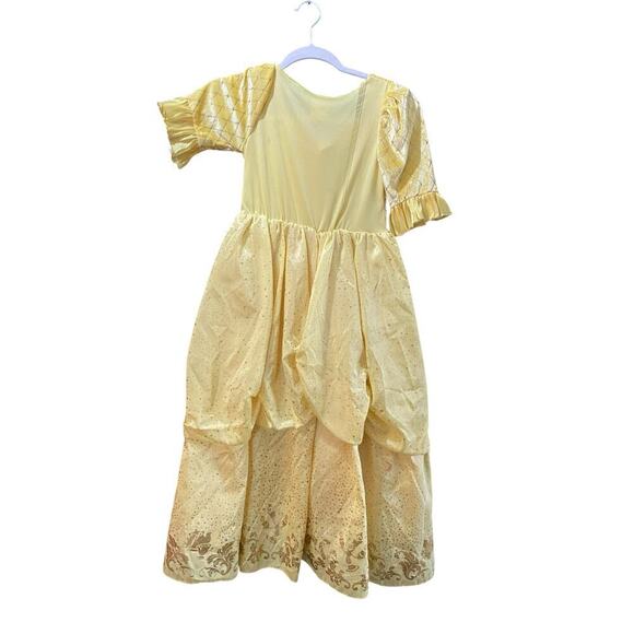 Disney Store Girl Princess Beauty and Beast Belle Dress Size 7/8 - Picture 3 of 4